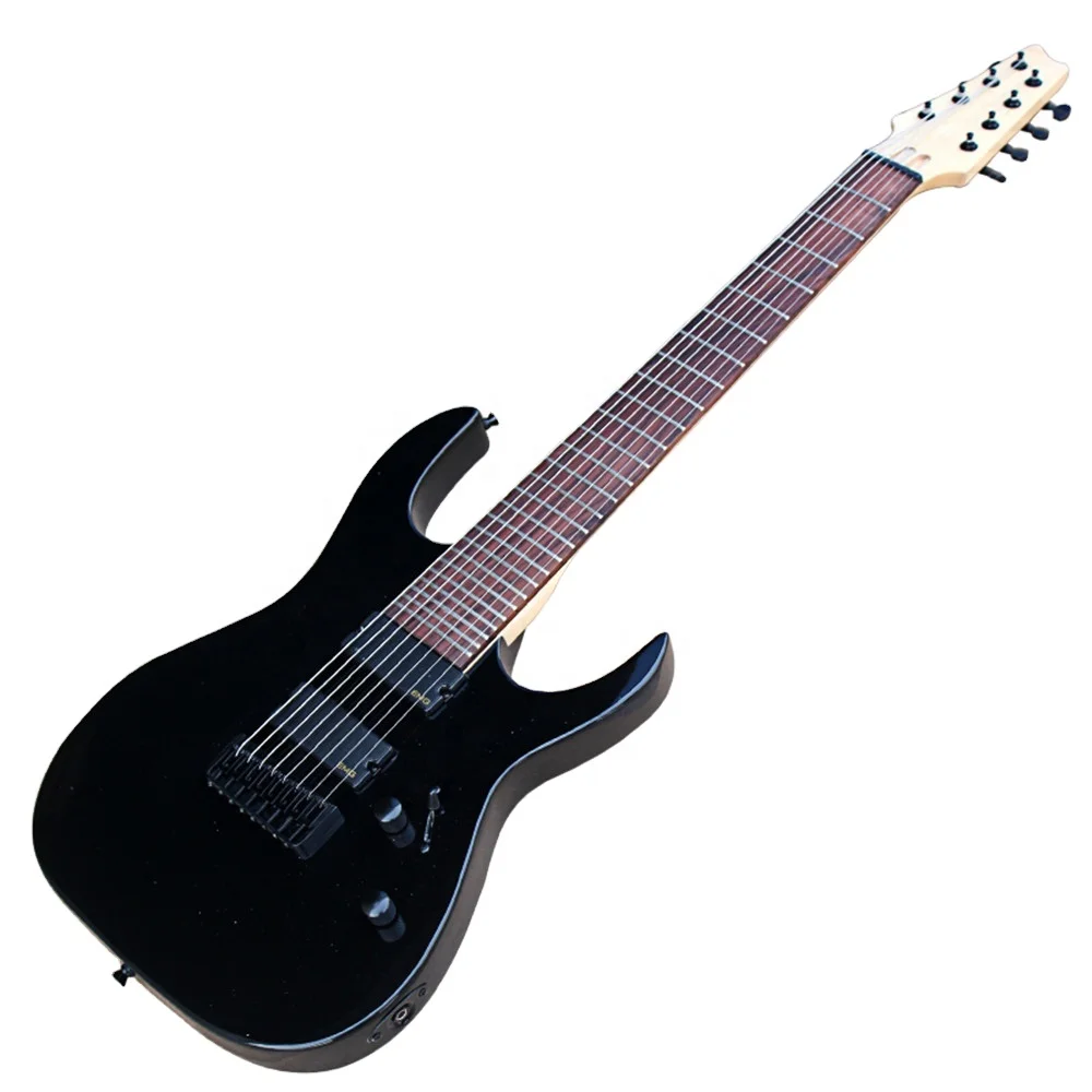 

STLF Flyoung Black 8 Strings Electric Guitar Stringed Instruments Rosewood Fretboard