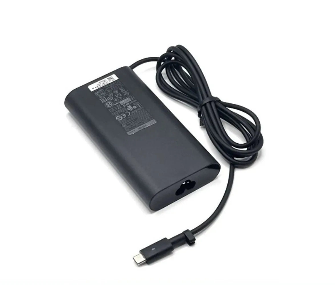 Genuine 130W 20V 6.5A Type-C Laptop Adapter Charger For Dell XPS 15 9500 17 9700 Latitude 5401 5411 5501 DA130PM170