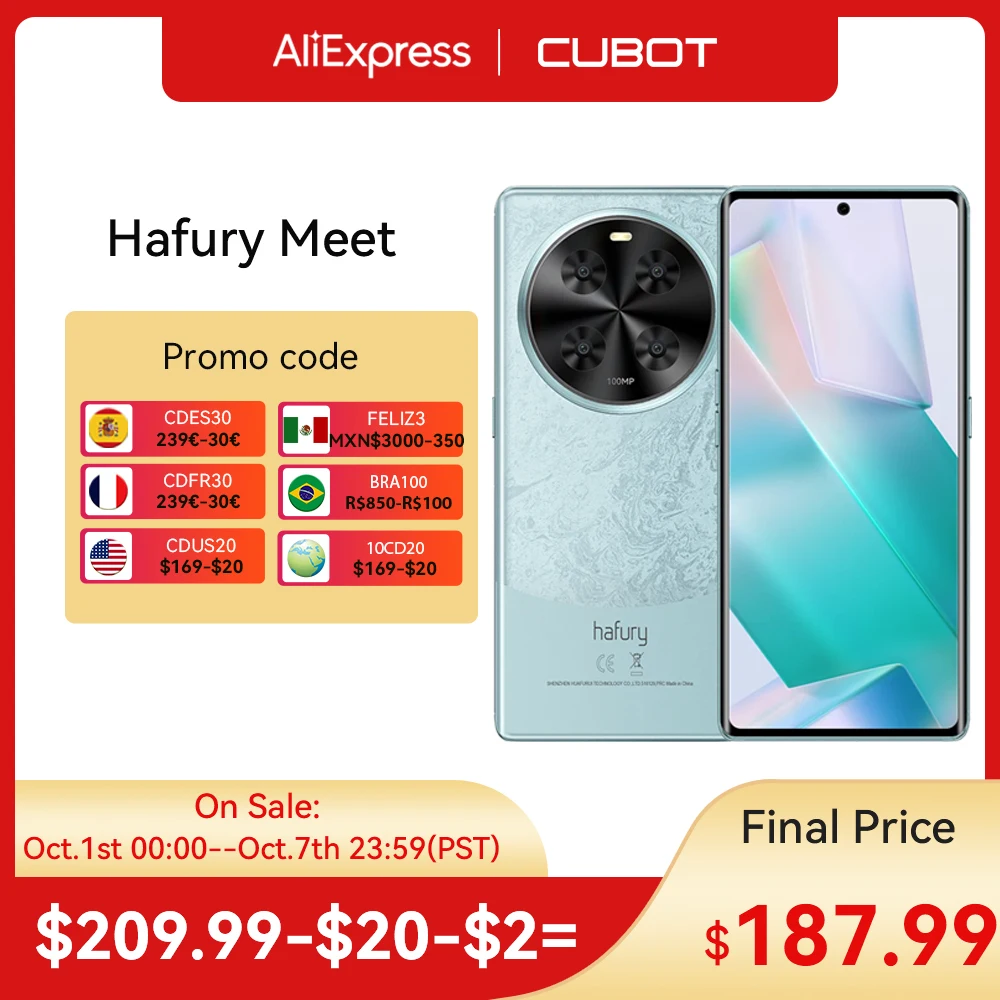 Cubot Hafury Meet Smartphone 6.67