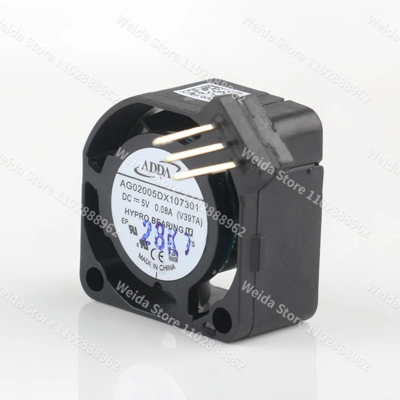 Cooling fan New ADDA 12V 24V 48V welded car light quiet micro hydrau DC 5V 0.08Alic bearing AG02005DX107301 2010 20x20X10MM 2CM