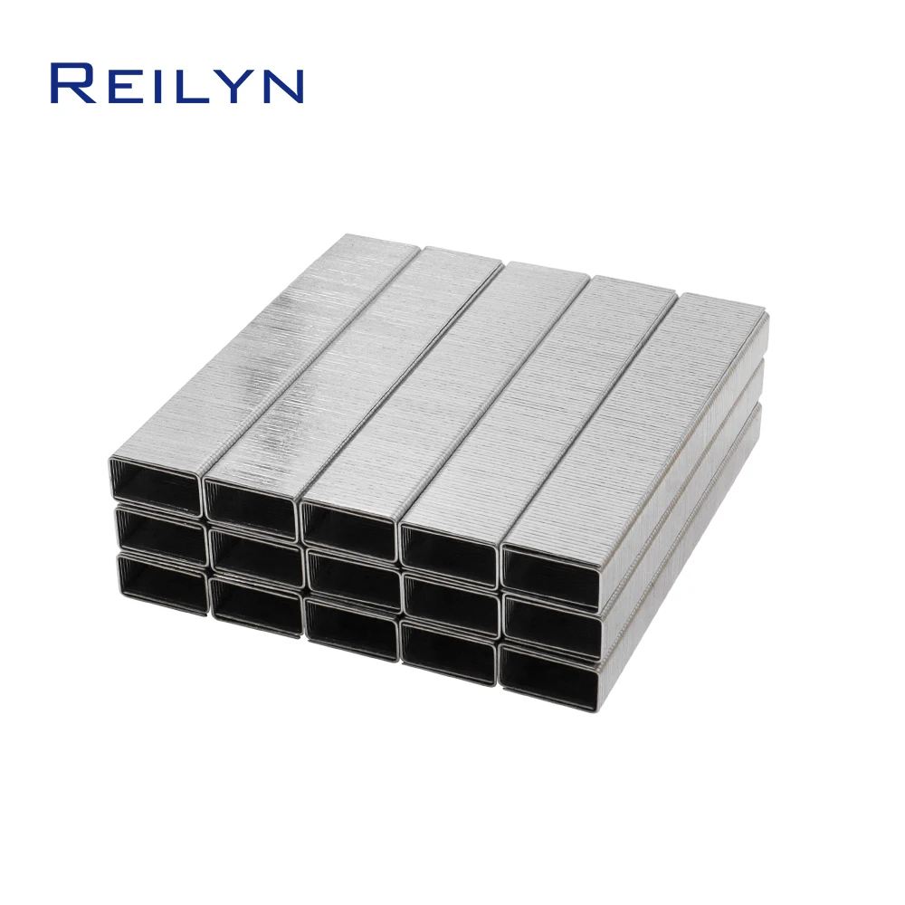 5000pcs Nail Gun Nails 20Ga 7/16inch Galvanized Crown Staples Length 22mm Upholstery Nails U-shape Framing Nails
