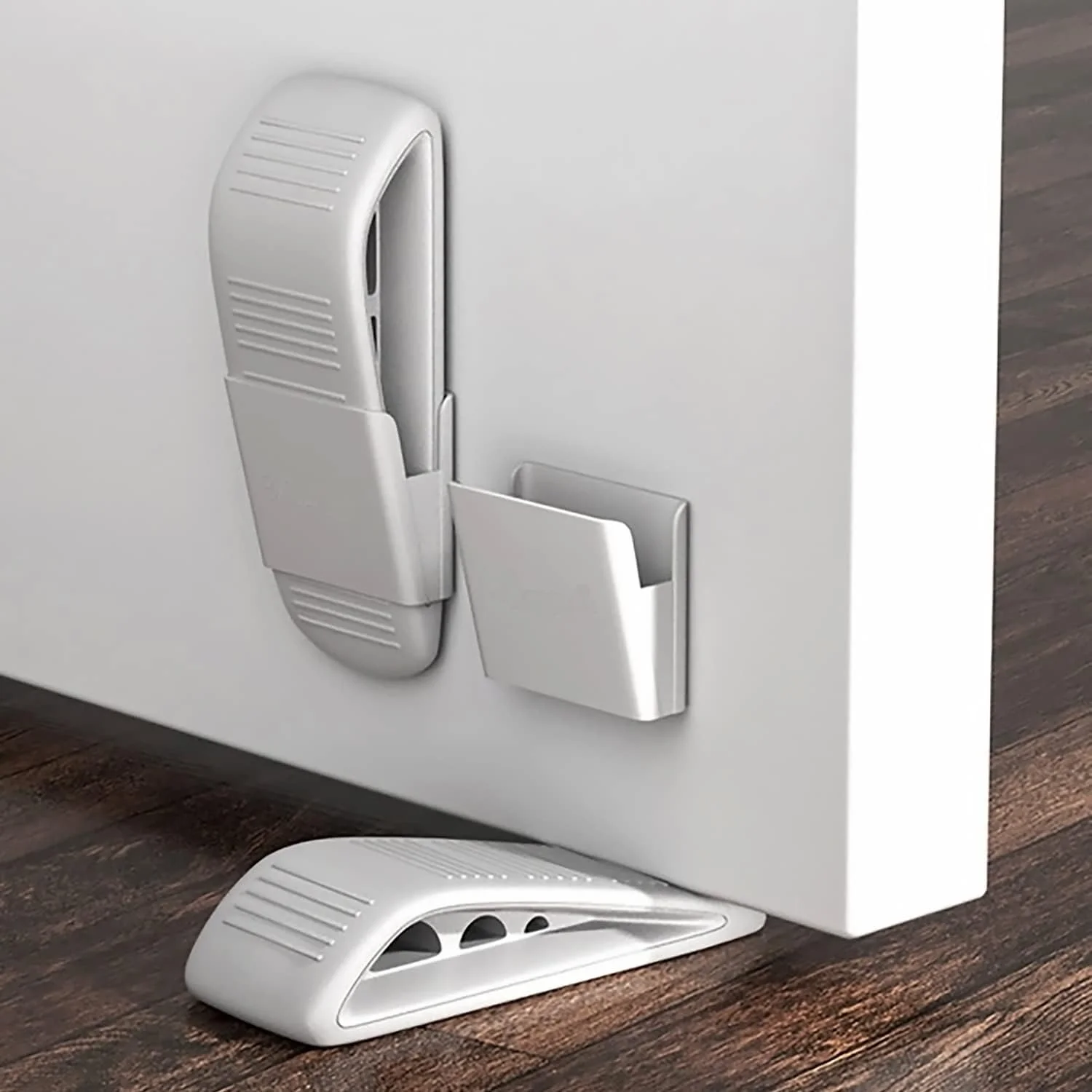 Door Stoppers for Floor Rubber Door Stop , Door Gaps and Prevent The Lock-Outs,Heavy Duty