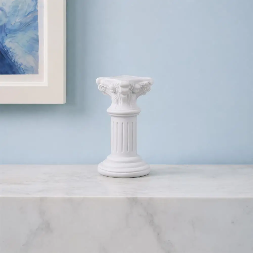 Column Decor Column Ornaments Resin Sculptures Classic Architectural Pillar Decorations Office Desktop Wedding Table Art Gifts