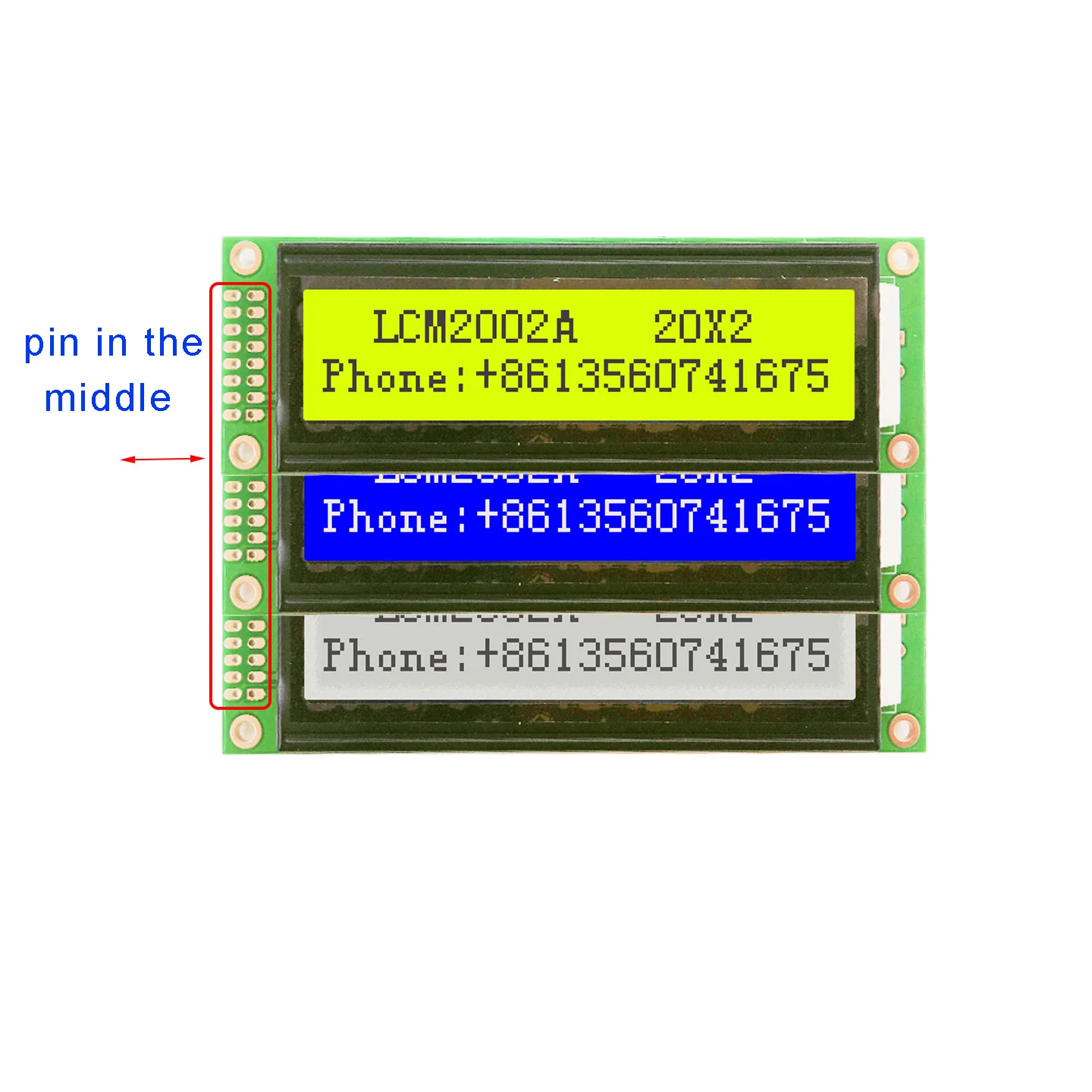 2002 20X2 LCD Module Display I2C Compatible HD44780 5v TC2002A LMB202D WH2002A AC202A free ship