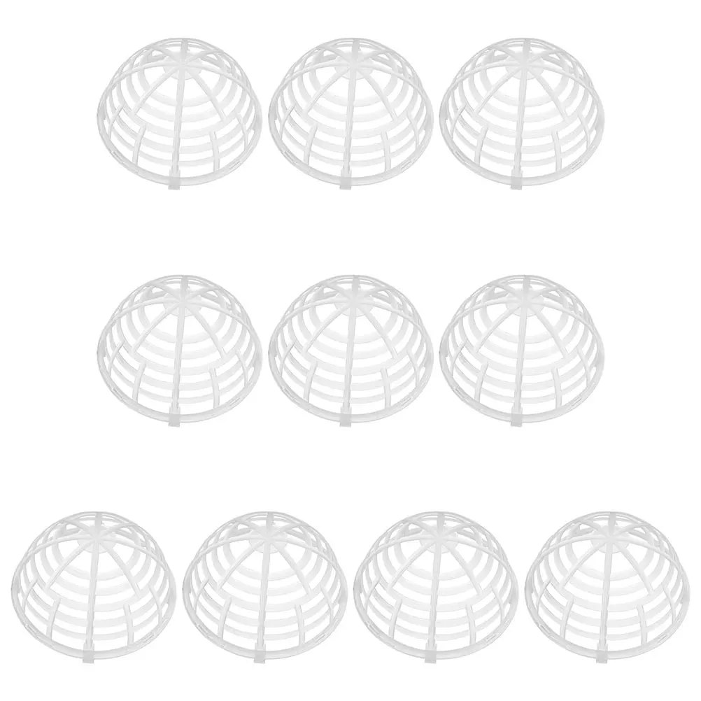 

10 pcs Fern Planting Cover Staghorn Clear Plastic Planter Protective Detachable Vent Cap Fit Phalaenopsis Water Plants Soil