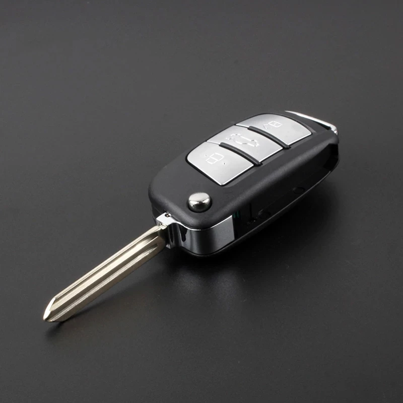 3 Buttons Car Flip Remote Key 433Mhz with ID46 Chip for JAC Refine T5 T6 S3 S5 Car FOB Remote Key