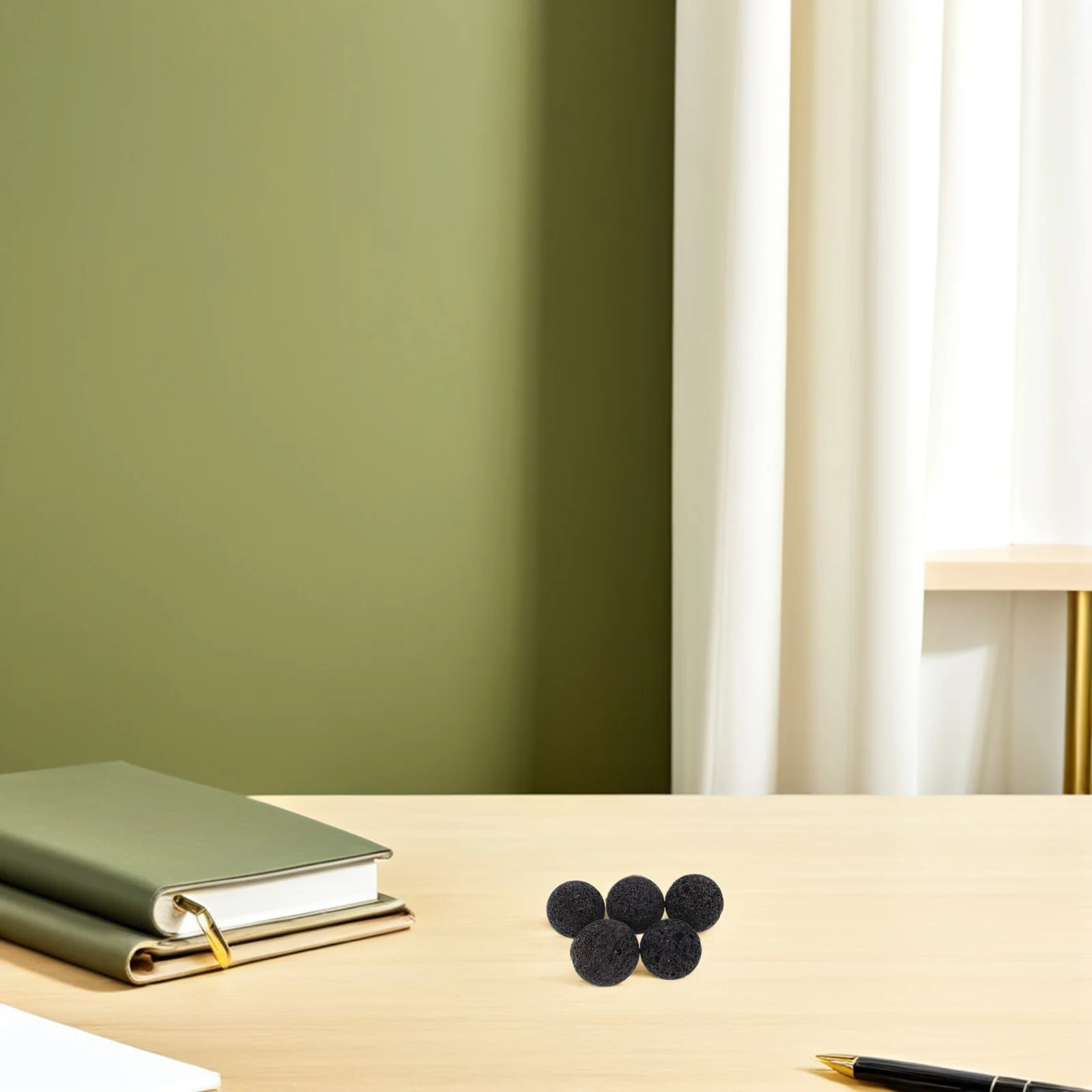 

5Pcs Basalt Sauna Stones Volcanic Rock Set 4Cm Natural Porous Rocks for Sauna Heater Steam Room Indoor Outdoor Replacement