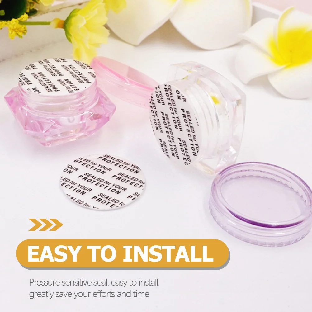 

300pcs Bottle Caps Liners Pressure Sensitive Seals For Jar Can Flask Tamper Evident Safety Gasket Adhesive Bottle Sealer