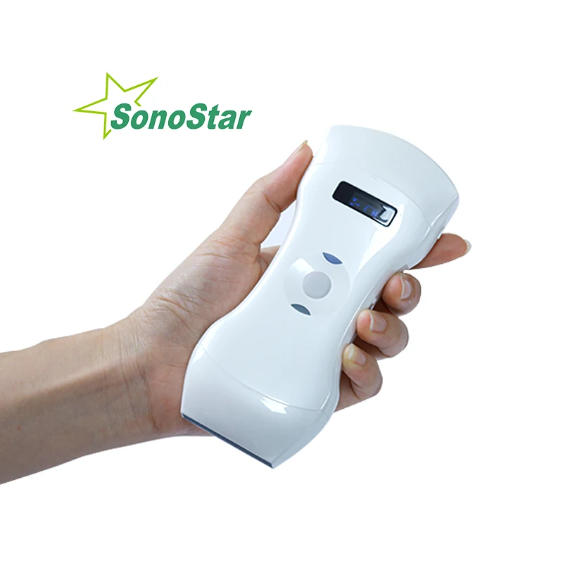 Sonostar Wireless Ultrasound Probe 5CPL C4PL 3 in 1 Scanner 128 element Portable Machine WIFI USG handheld color doppler 2 head