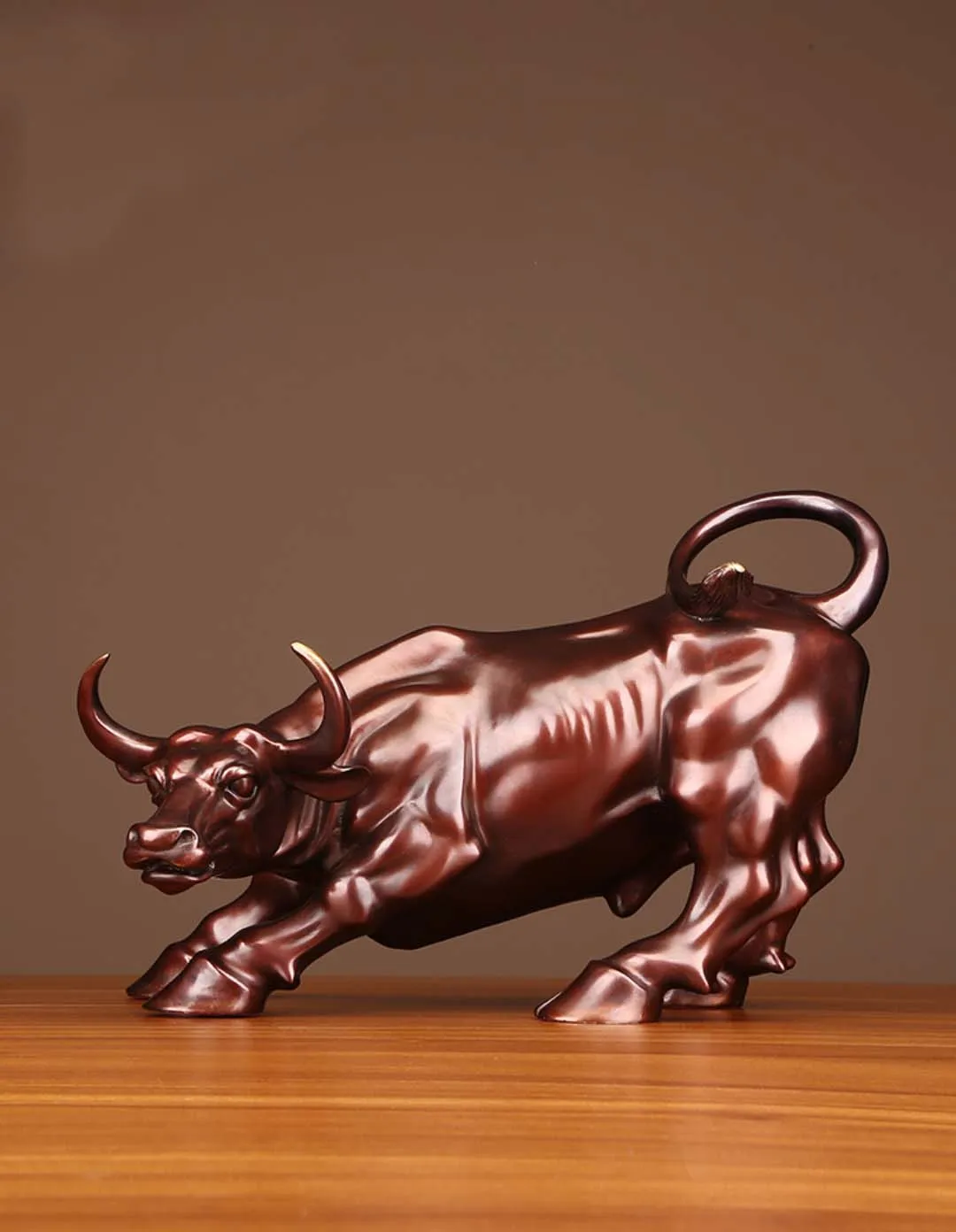 GOOD # large LUCK Charging Bull Wall Street Bronze statue home Company SHOP BAR thriving business Money Sculpture