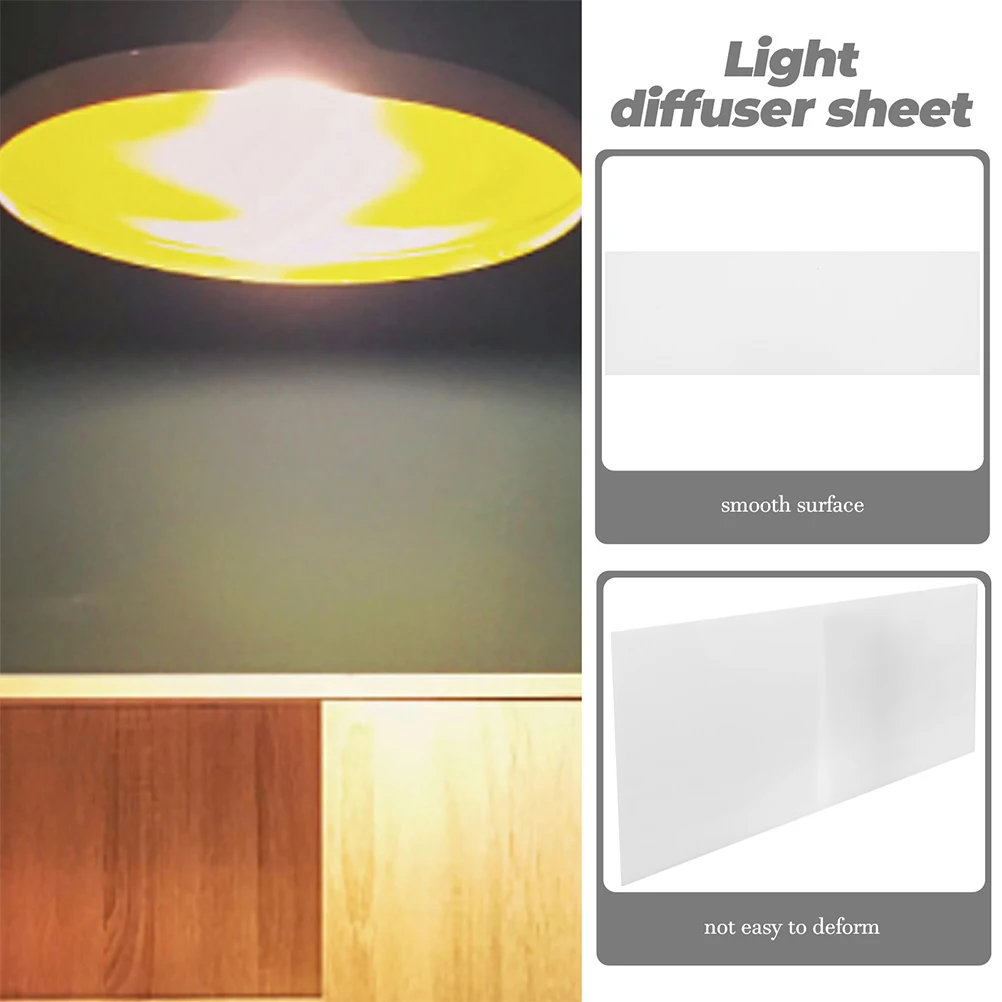 

Acrylic Light Diffuser Lamp Shade Diffusers for Pendant LED Ceiling Lamp Covers Semi Transparent Milky White Lighting