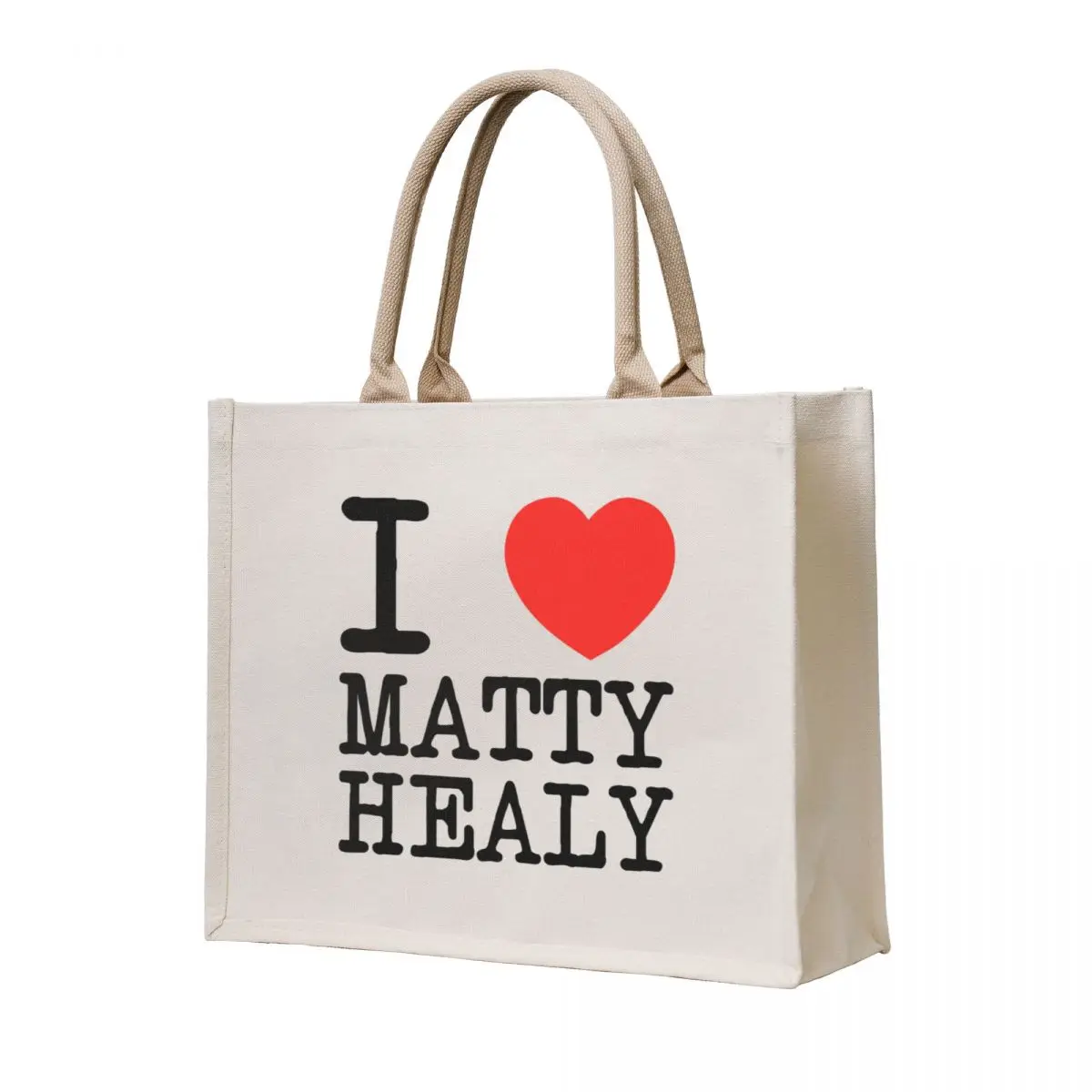 

I Heart Matty Healy Tote Bag Beach bag cute pouch bag cute tote