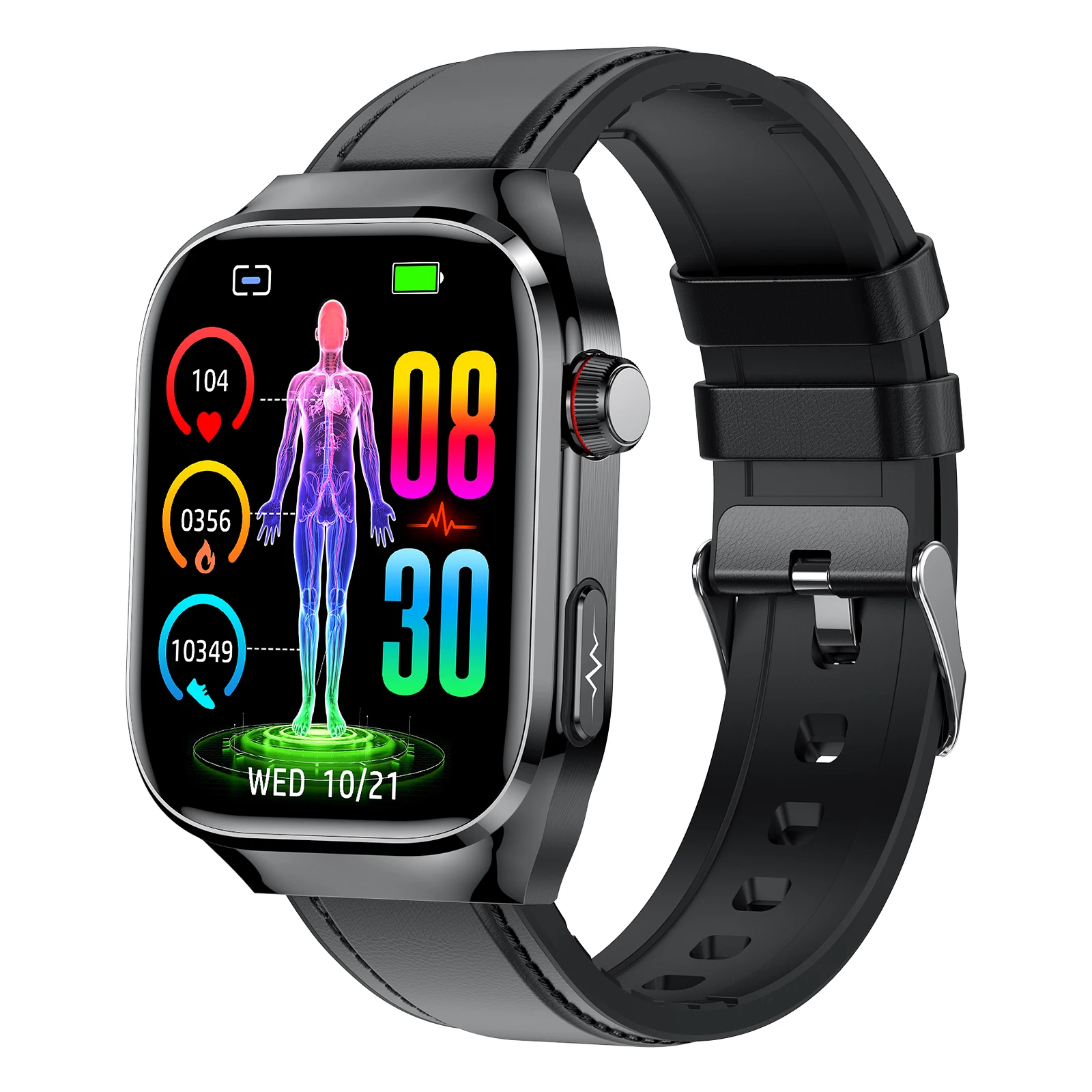 new-2025-health-monitoring-smart-watch-uric-acid-blood-pressure-ecg-ppg-men-blood-fat-bluetooth-call-sports-smartwatch