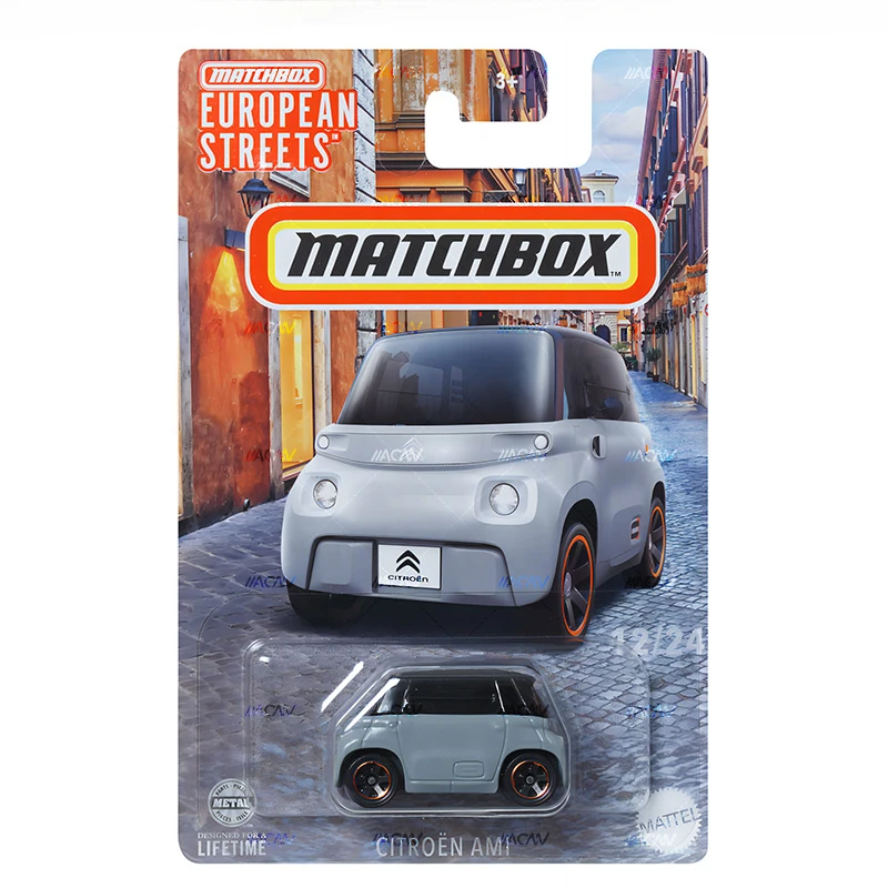 Mattel Matchbox strade europee a tema-Mix 2 2024 veicoli HVV05 B Model Collection Diecast Metal Car Toy Gift