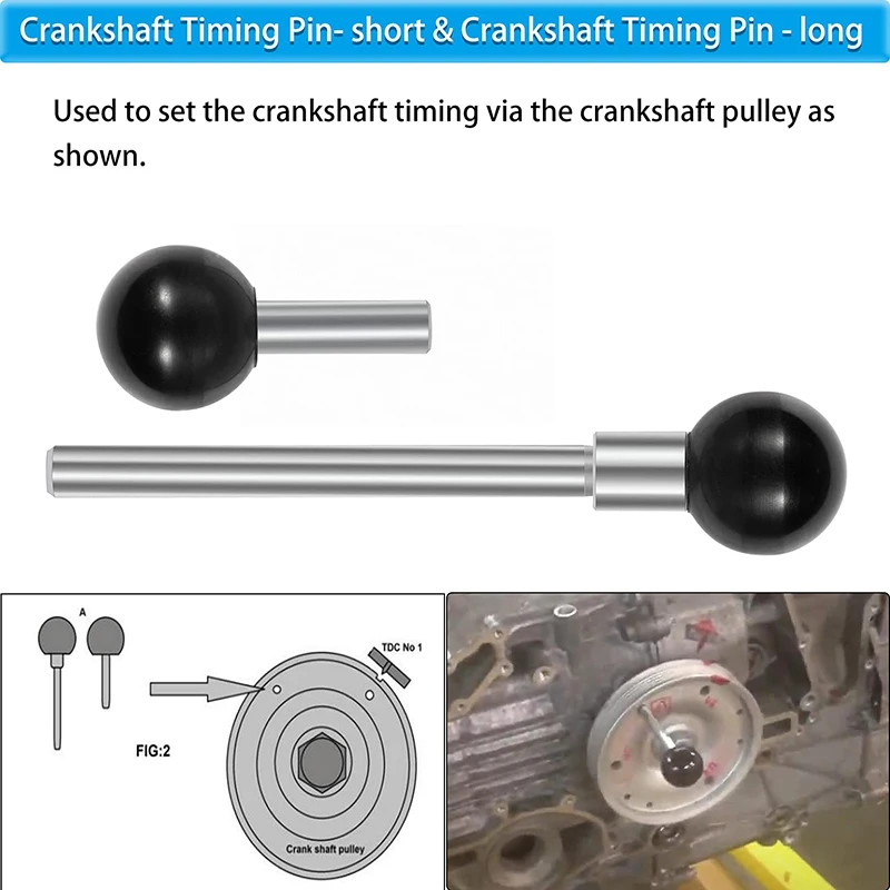 4170 Engine Timing Camshaft Alignment Tool for Porsche 911 996 997 Boxster 986 987 Cayman 987 2.7L 3.2L 3.6L 3.8L Engines