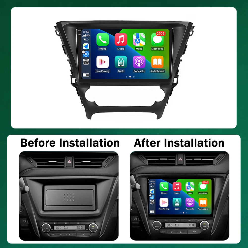 10.1 inch Android OS for Toyota Avensis 3 2015 - 2018 Auto Radio Car Multimedia Video Stereo Player GPS Wireless CarPlay WIFI