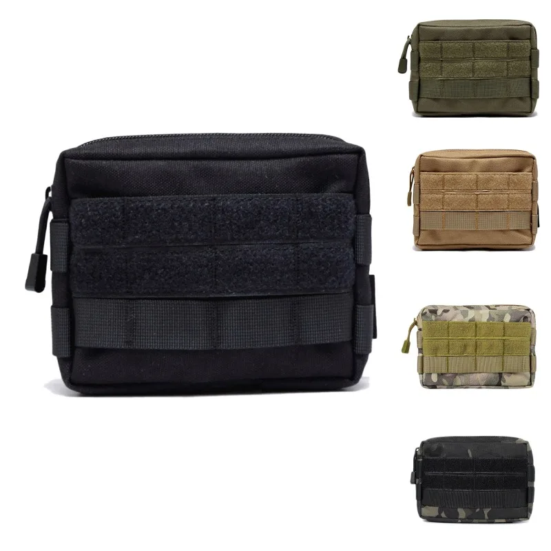 Molle Tactical Waist Pouch Fanny Pack Hunting Bags Men\'s Outdoor Sports Hiking Camping Running Belts Phone Holder Case