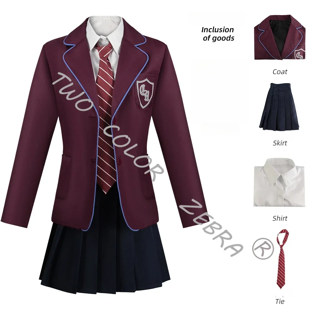 Matilda Cosplay Costume Movie Girls School Uniform Coat Skirt Roald Dahl's Matilda The Musical Halloween Cosplay Outfit for Kids - Image 6