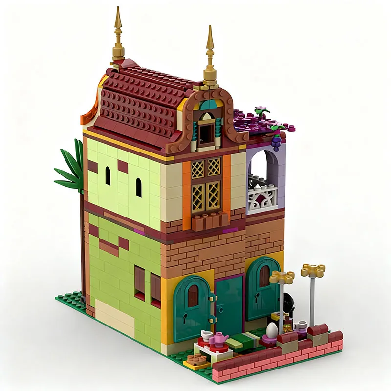 1005 Elementów Konstrukcyjnych Zaczarowany Dom MOC Personalizowany Modularny Model Budynku z Klocków Edukacyjna Zabawka dla Dzieci DIY Zestaw do Składania Prezent