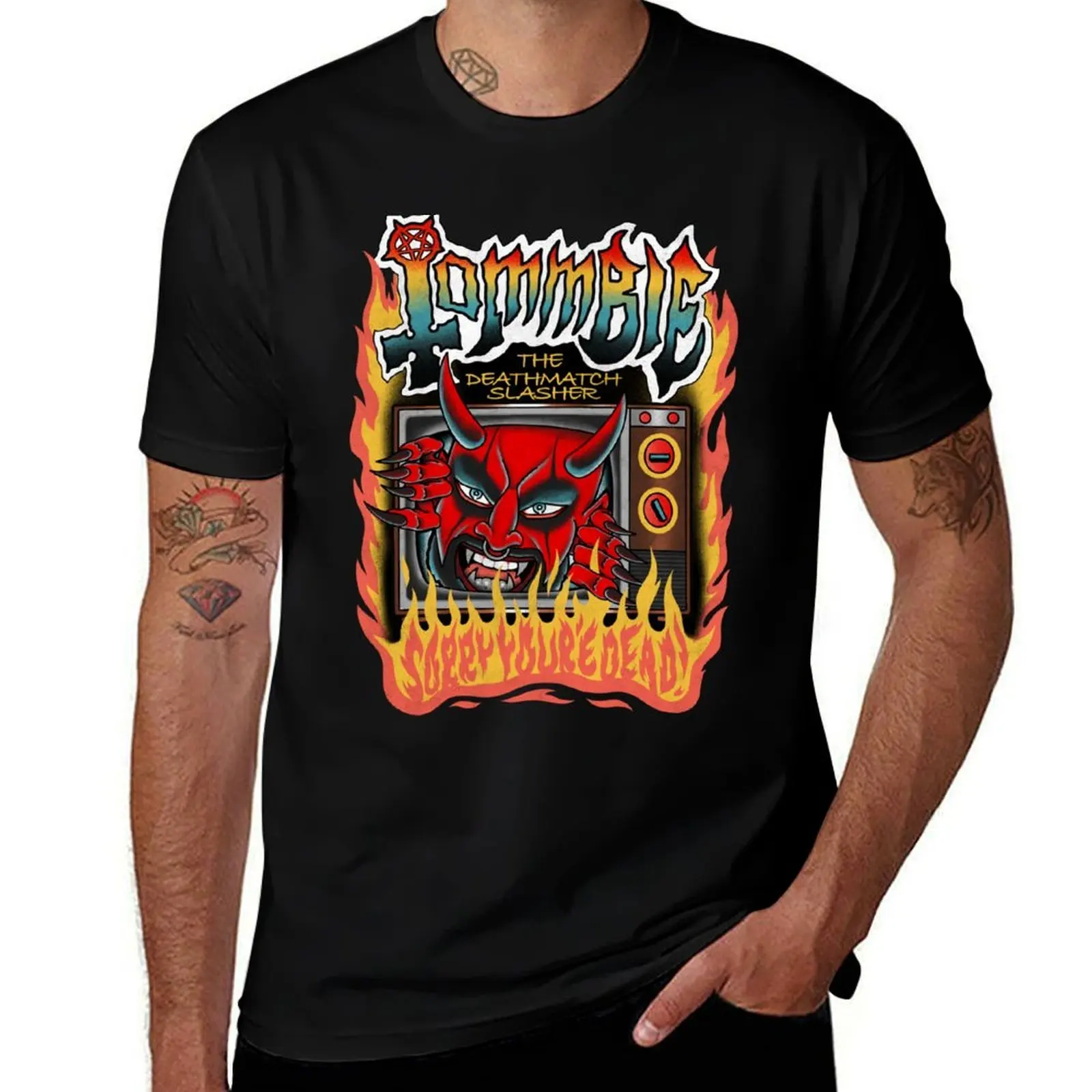 

Tommbie devilvision T-Shirt Industrial Work Tee Shirt