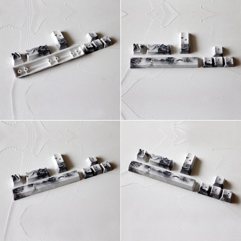 F3KE PBT Direction ESC 6.25 for Key OEM Profile Dye-Subbed Keycap for Mechanical Keyb