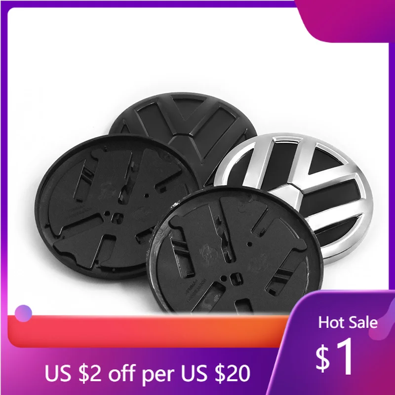 

Горячая новинка 2026: Эмблема-логотип Volkswagen (VW) для автомобиля, 1 шт., на капот, передний и задний, 6C0853600, сменные аксессуары