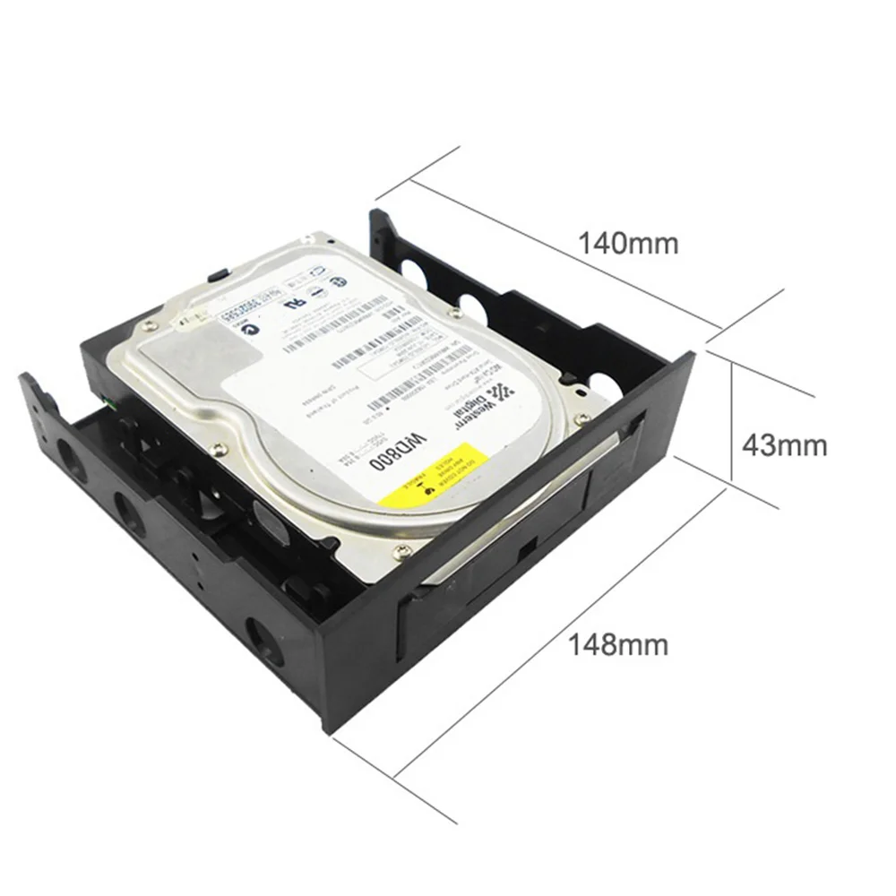 A97I-3.5 Inch To 5.25 Inch Floppy To Optical Drive Bay Mounting Bracket Converter For Front Panel USB Hub Floppy Harddisk Box