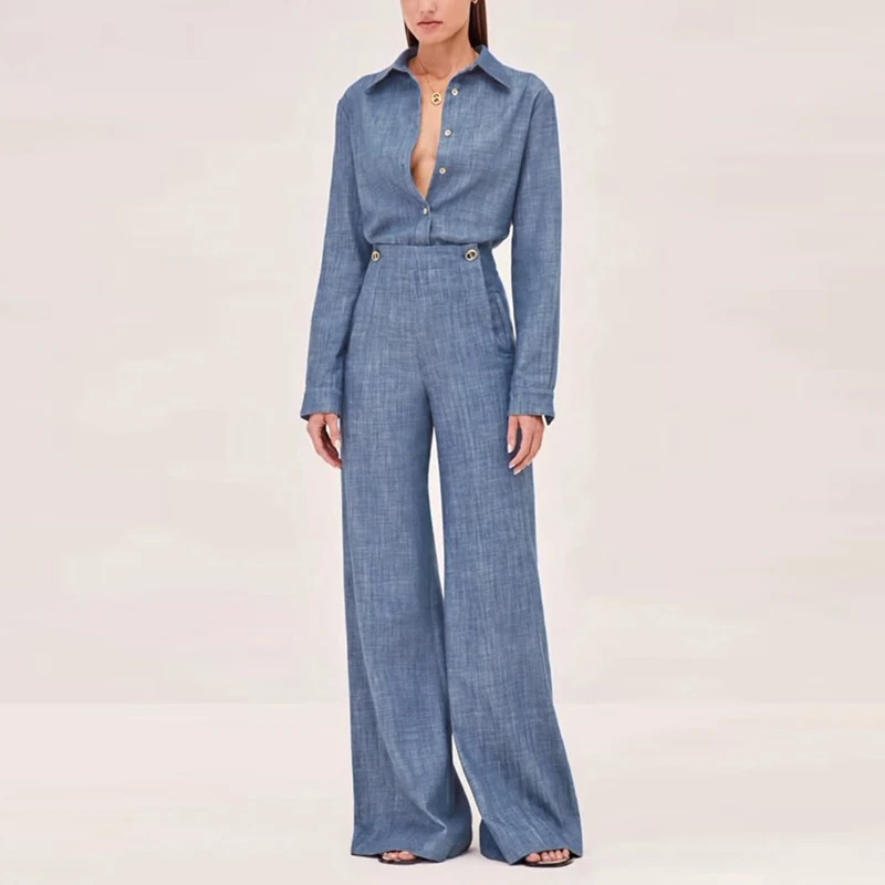 Kristarsgirl-Conjunto Sencillo Urbano De 2 Piezas Para Mujer, Camisas Largas, Tops, Pantalones Largos De Cintura Alta, Trajes De Oficina De Dos Piezas, Otoño 2025 — -37%, 29.36€ Coupon, from 49.99€ – 37% descuento – €49.99