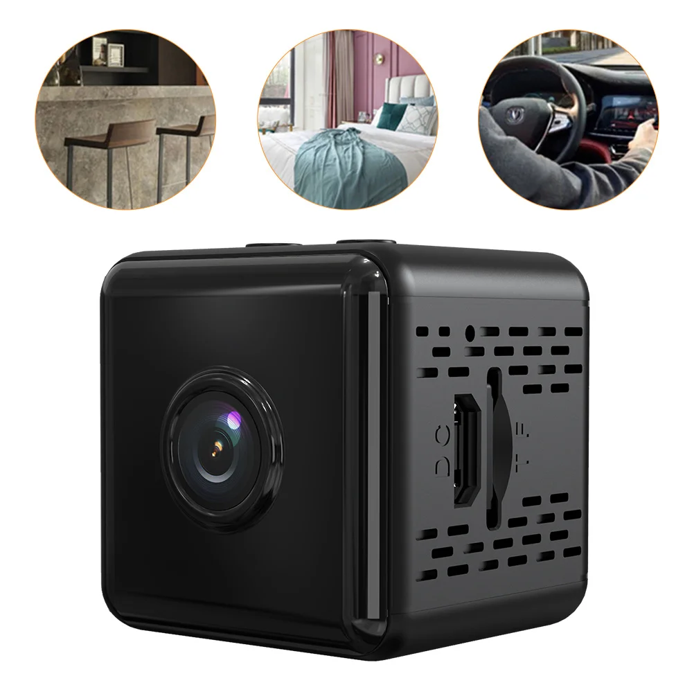 1080P WiFi Camera with Infrared Night -5M Lighting Distance 150 Degree Viewing Angle for Home Office Indoor Security
