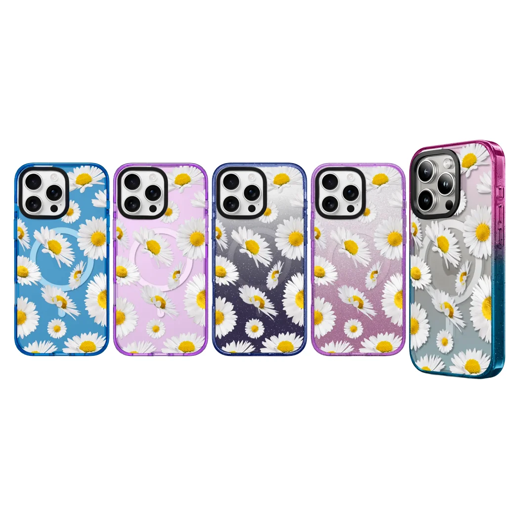 

Full Screen Daisies Phone Cover for IPhone 12 13 14 15 16 17 Pro Max Case for IPhone 17Air