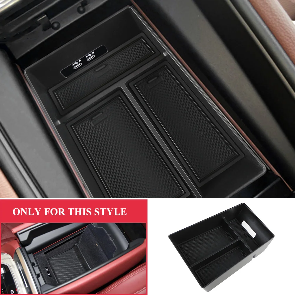 Mittelarmlehnen-Aufbewahrungsbox für BMW X5 G05 X6 G06 X7 G07 2019 - 2025 ABS Auto-Zubehör Interieur – Detail 5