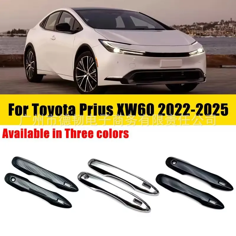 

Suitable for 22-25 Toyota Prius XW60 Carbon Fiber Handle Cover Prius 60 Series Door Handle Sticker