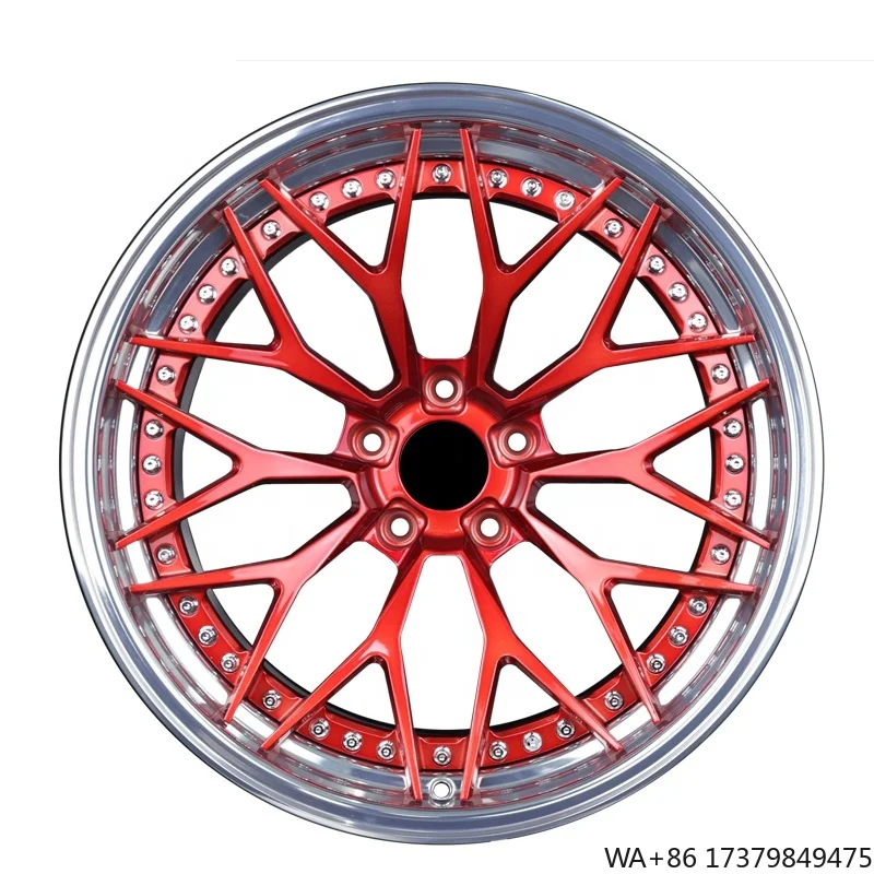 

New 18/19/20/21/22 Inches Forged Alloy Car Wheels Multi Spoke Design With 100mm PCD Aluminum Material 20/25/30/40mm ET