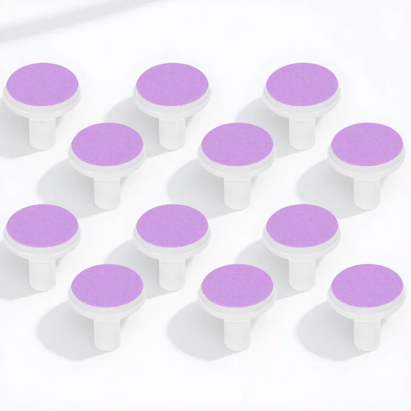 

12Pcs Nail File Pads Electric Grinding Heads Safe for Nails Easy to Replace and Use Nail File Pad Manicure Set