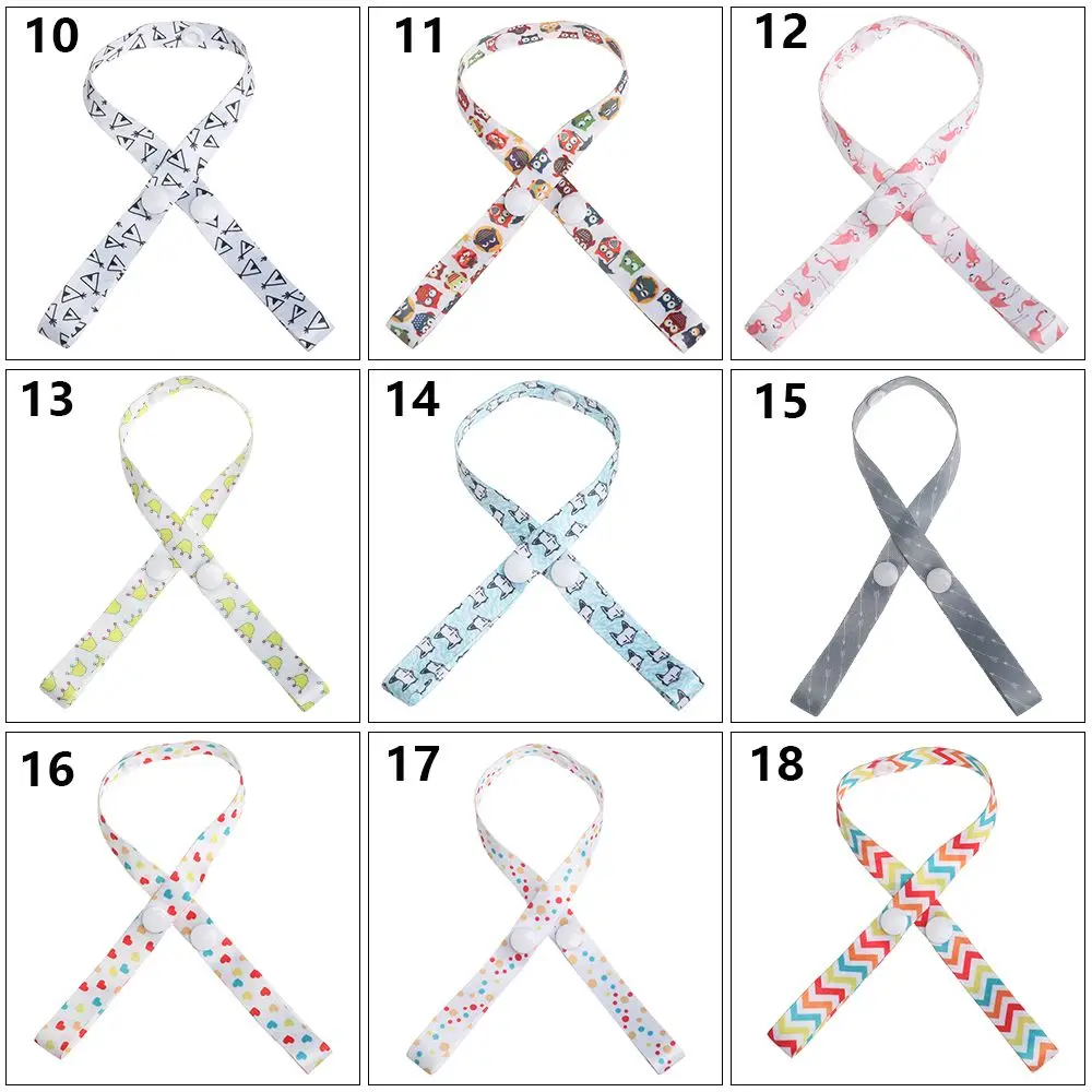 1pc Colorful Useful Strap Holder Trolley Lanyard Baby Cup Holder Fixing Strap Bind Belt Stroller Accessories Anti-lost Chain