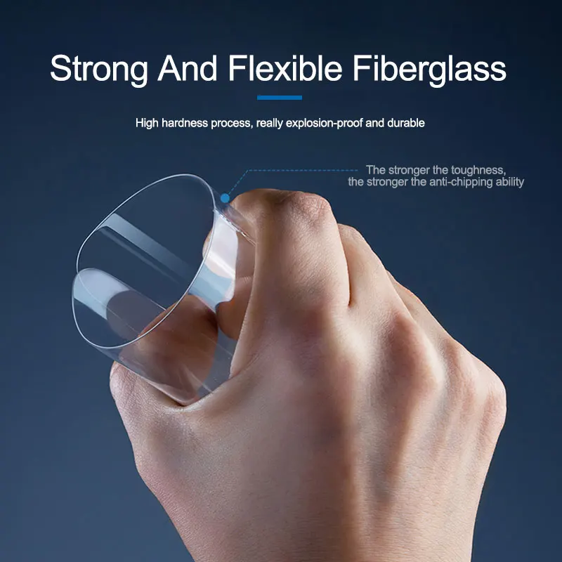 SUNSHINE SS-057U/SS-075U UV Fiber Glass Protective Film Full Screen Overlay Strong and Flexible Fiberglass Protecting the phone