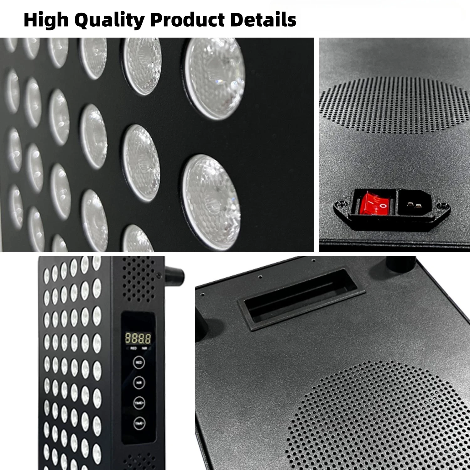 AZURE Home Use Full Body Face Beauty Device OEM/ODM Led Red Light Therapy Panel For Hands & Head Standing Type AL1000 2512129