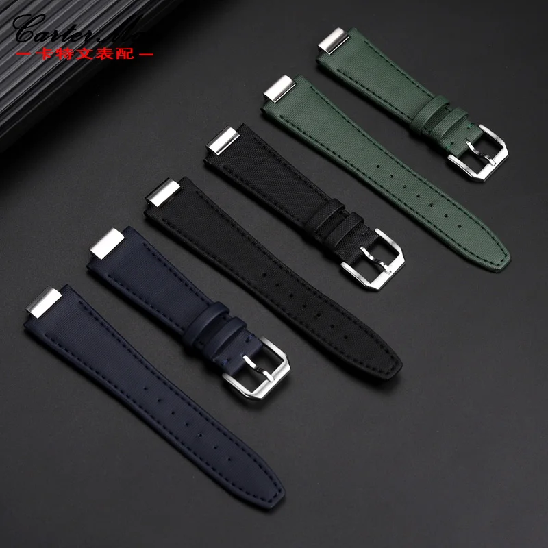 Nylon Wrist Strap for IWC Engineer Series IW328901 328902 328903 Nylon Pattern Watch Strap Accessories Bracelet watchband