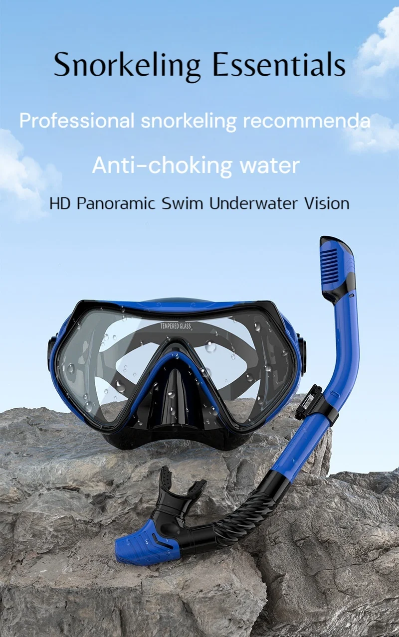 Kit Snorkel Apnea Profesional JSJM con Tubo y Caja - imagen 2