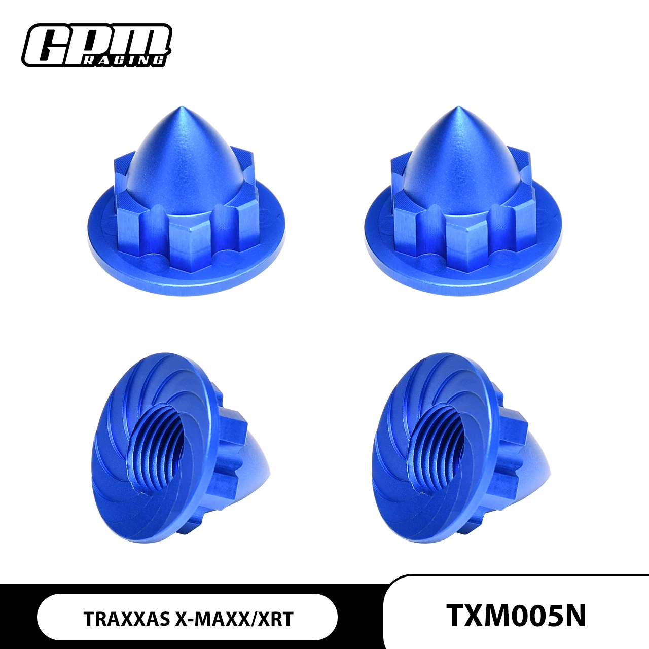 GPM 7075 Alloy 22mm Wheel Cone Locker For TRAXXAS 1/6 PRO SCALE 2WD SAND CAR 8S