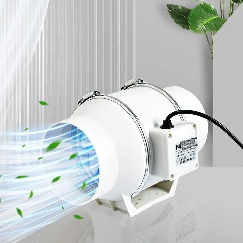 4/6-inch Controller Inline Duct Fan Ec Motor Ventilation Exhaust Fan Household Ventilation Fan