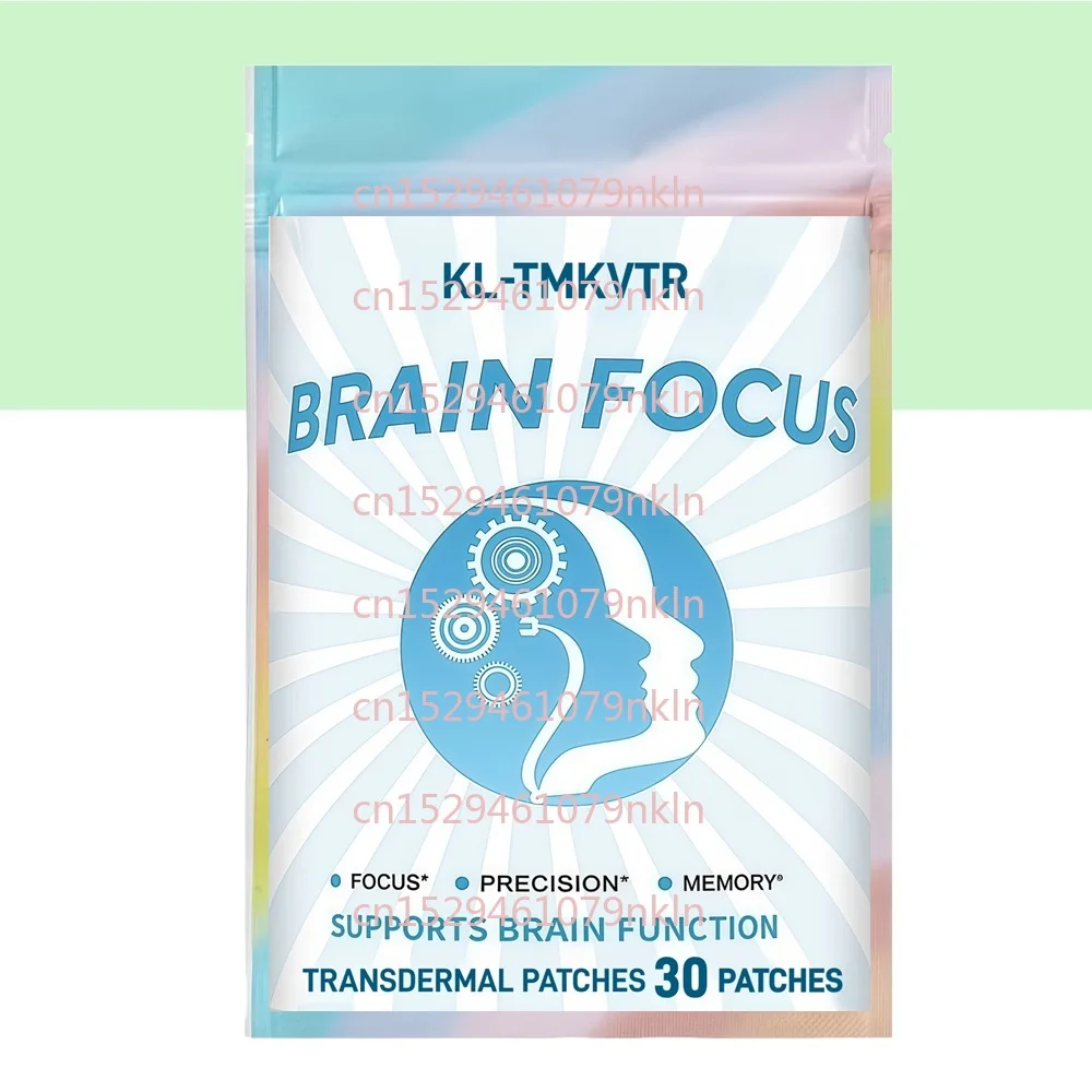 30 Patches Brain Focus Transdermal Patches Nootropic Brain Patches for Memory and Focus, Clarity