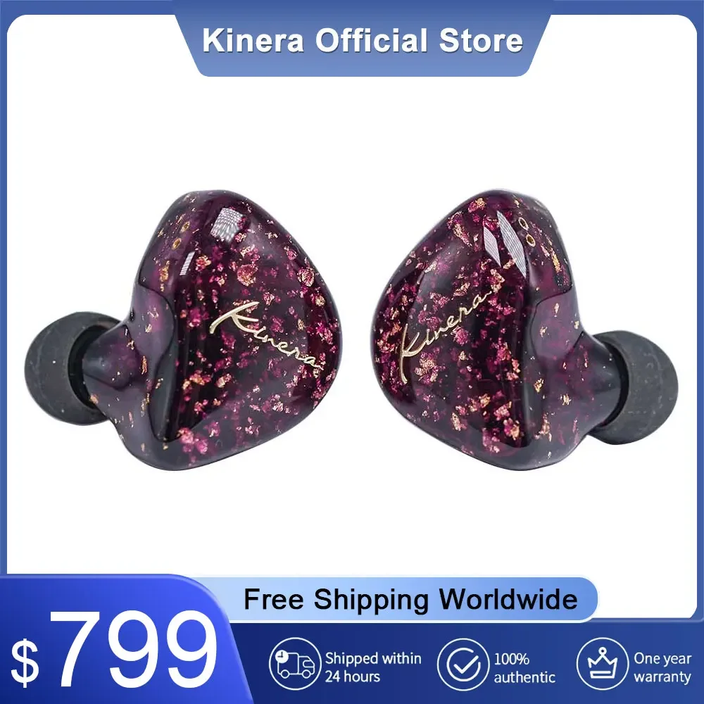 

Kinera Odin 8BA HiFi In Ear Wired Earphones 8 Balanced Armature DJ Music Monitor Earbuds Headphone With 2pin 0.78mm Cable