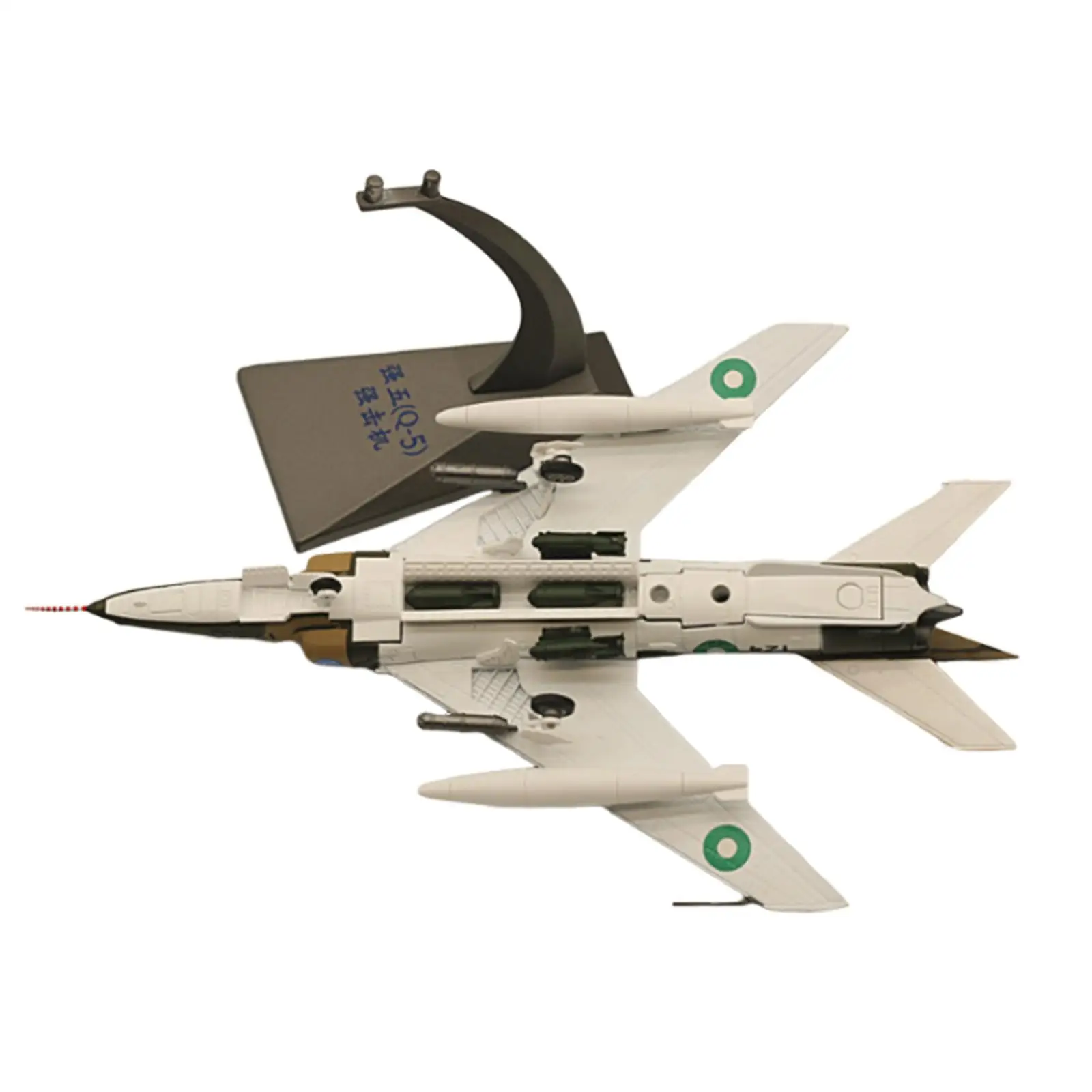 1:72 Fighter Model with Base Simulation Ornament Plane Model Toy for Living Room Shelf Office Home Tabletop Decor