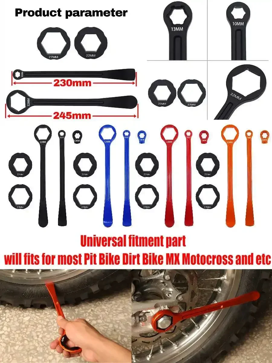 Outil d'assistance à l'installation de pneus de moto, accessoires CNC universels pour KTM Husqvarna Yamaha Kawasaki Suzuki Honda