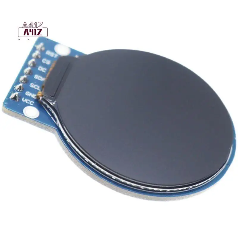 A41Z-1.28 Inch TFT LCD Display Module Accessory Round RGB IPS HD 240X240 Resolution GC9A01 Driver 4 Wire SPI Interface Adapter B