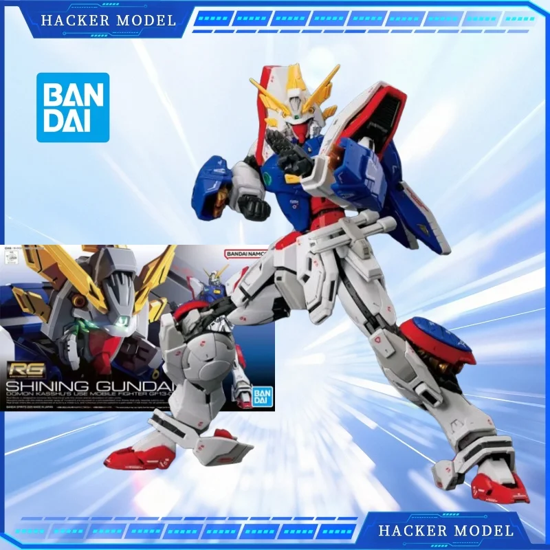 

Genuine Bandai Shining Gundam assembled model animation Mobile Fighter G Gundam RG 1/144 desktop decoration collection ornaments
