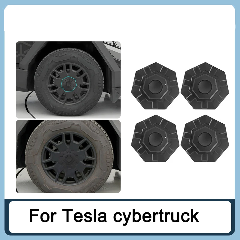 

4 шт. для Tesla Cybertruck Cyberpick Hub Cap Защитный чехол для центральной ступицы автомобиля