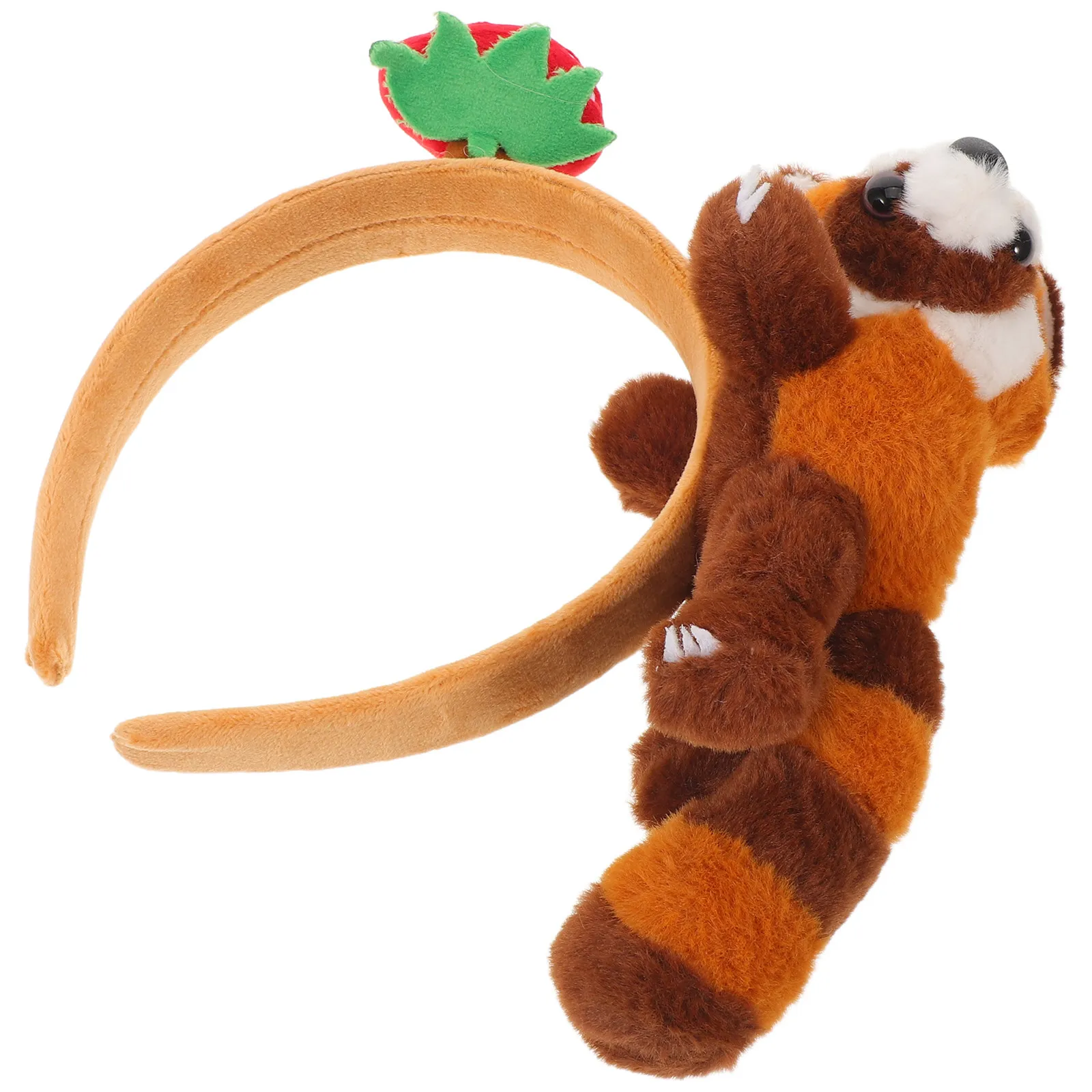 Raccoon Headband Cute Animal Cartoon Headdress Washing Face Spa Makeup Hairband Party Favors Cosplay Hairband Women Girls