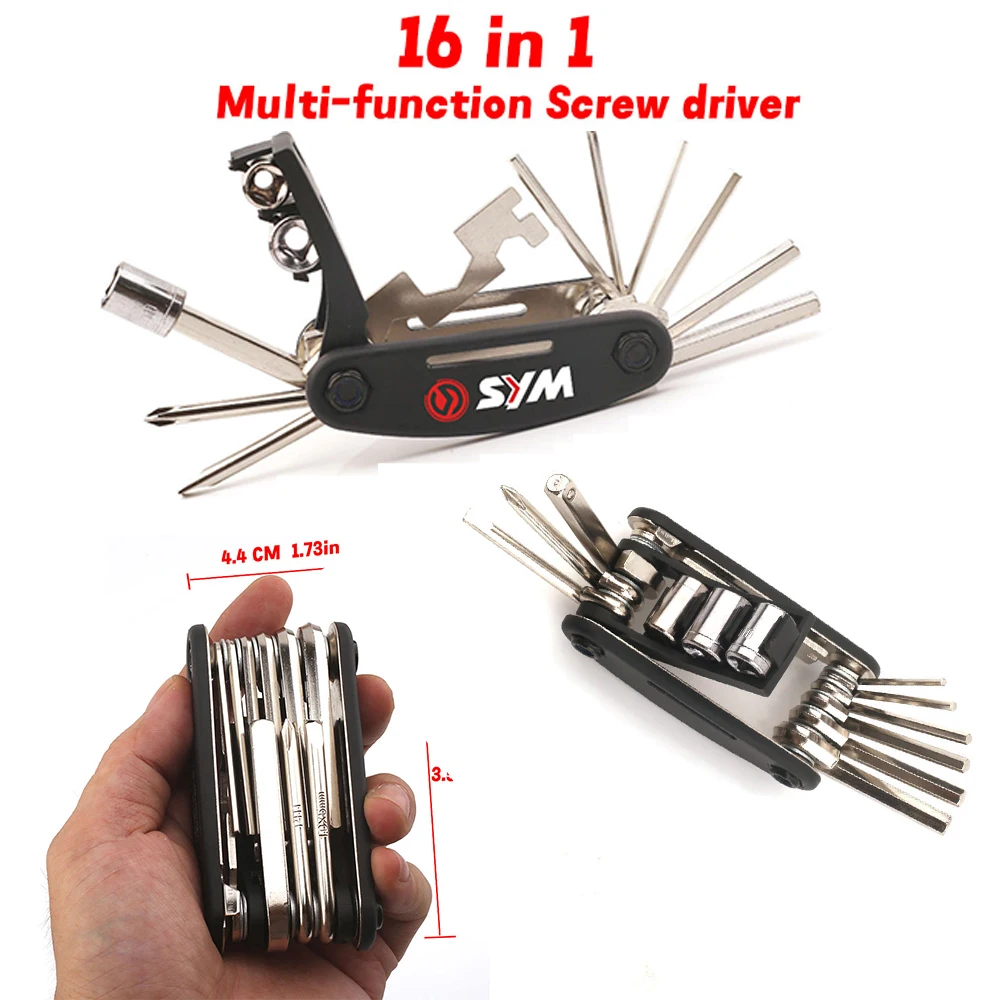 For SYM CRUISYM 300 GTS 300i 250 JOYMAX Z 125 250 300 MAXSYM 400i Screwdriver Tools Tire Repair Maintain Motorcycle Accessories